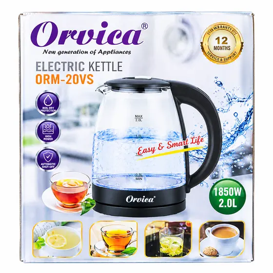 Orvica Electric Glass Kettle