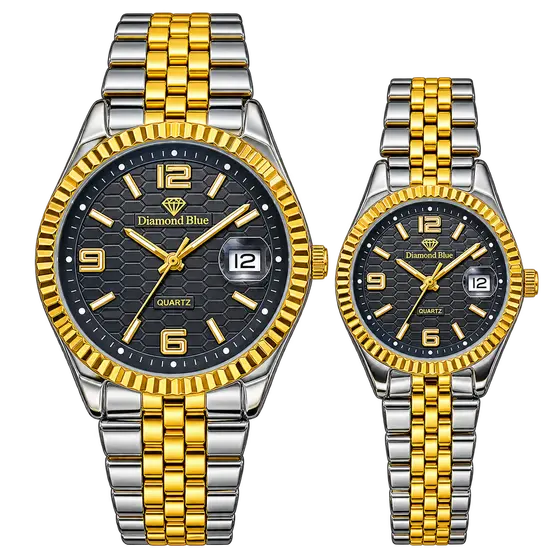 Diamond Blue Watch Set