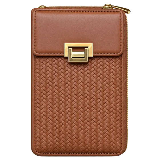 Women's Woven Crossbody Phone Bag
