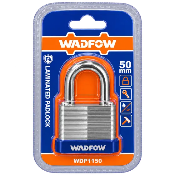WADFOW WDP1150 50mm Laminated Iron Padlock