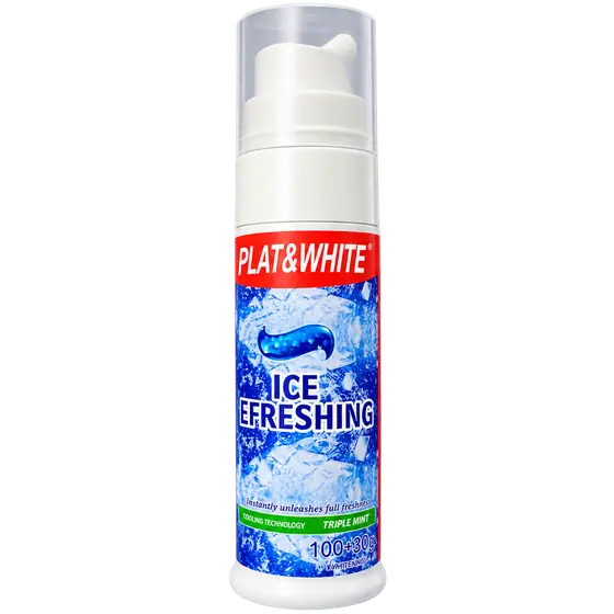 Plat & White Ice Refreshing Toothpaste