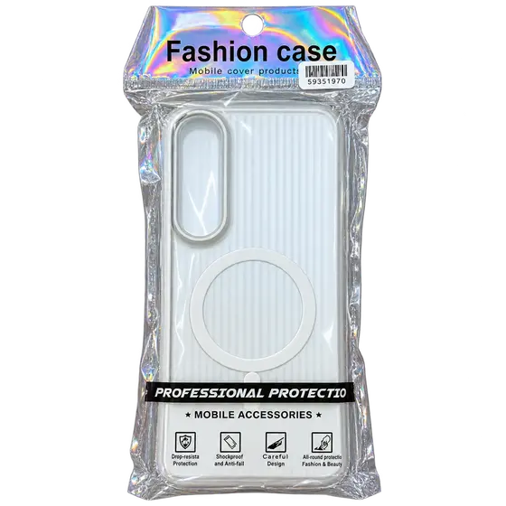 White Magnetic Ring Phone Case
