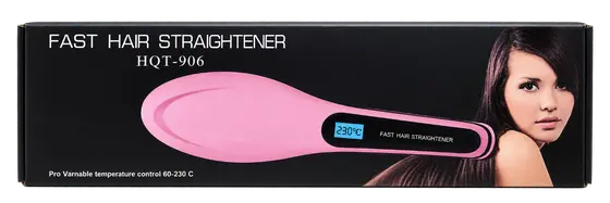 HQT-906 Electric Hair Straightening Brush