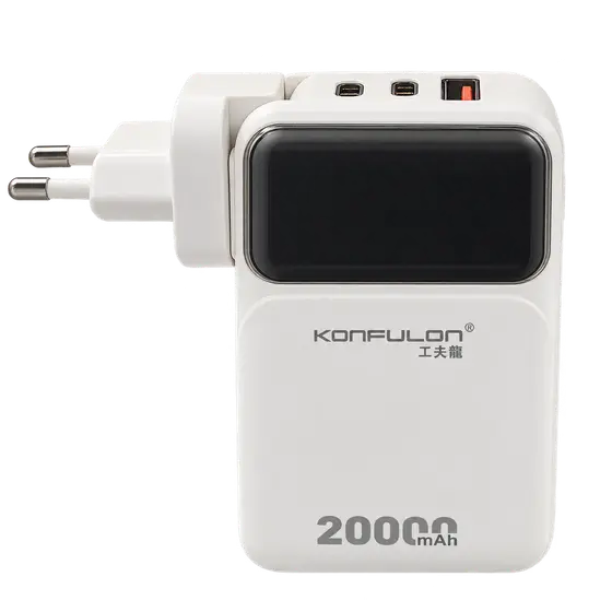 KONFULON 20000mAh Plug-In Power Bank