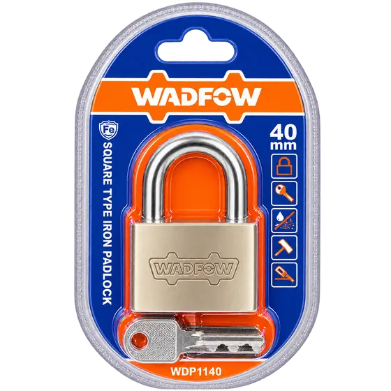 WADFOW WDP1140 40mm Square Iron Padlock