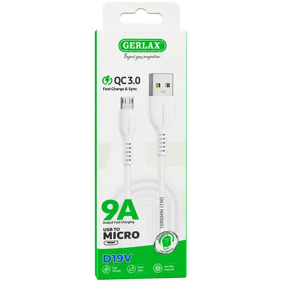GERLAX USB-A to Micro USB Charging Cable