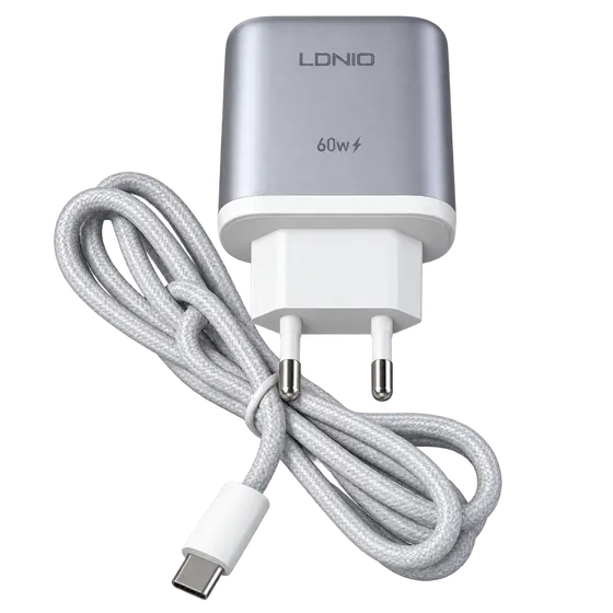 LDNIO 60W USB-C Wall Charger with Cable