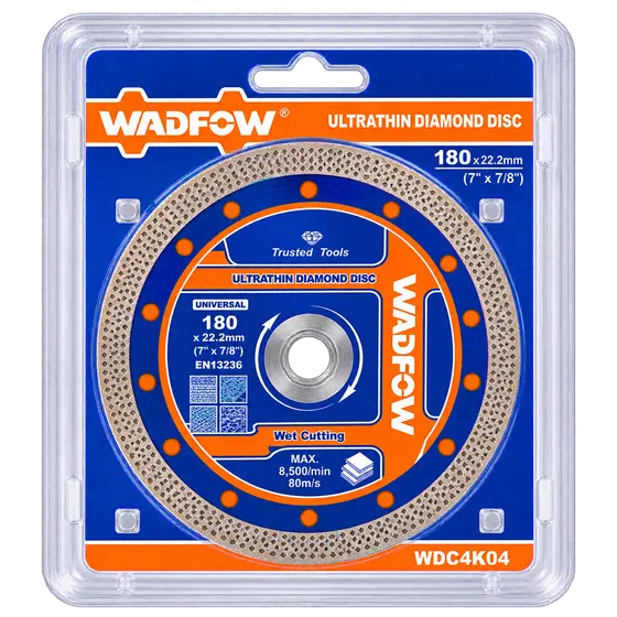 WADFOW WDC4K04 Ultrathin Diamond Cutting Disc 180mm