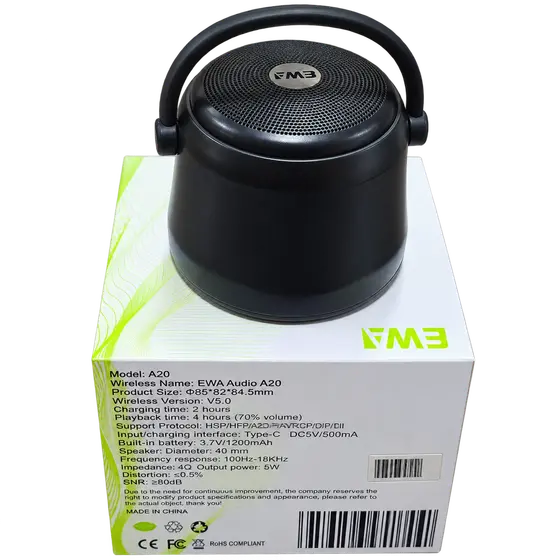 EWA Audio A20 Portable Bluetooth Speaker