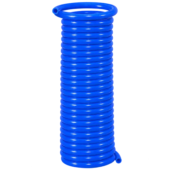Blue Spiral Air Compressor Hose