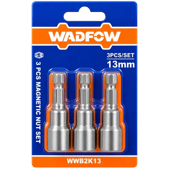 WADFOW WWB2K13 13mm Magnetic Nut Setter Set – 3PCS