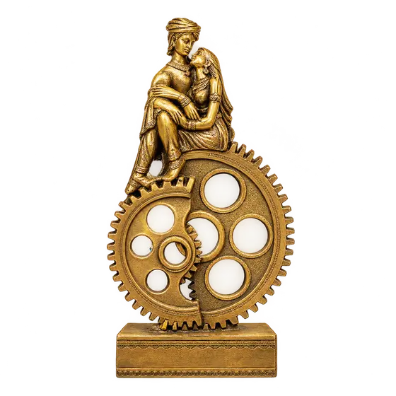 Golden Couple Decorative Statue