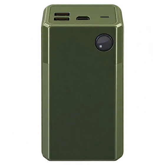 Multi-Port USB Power Bank – Green