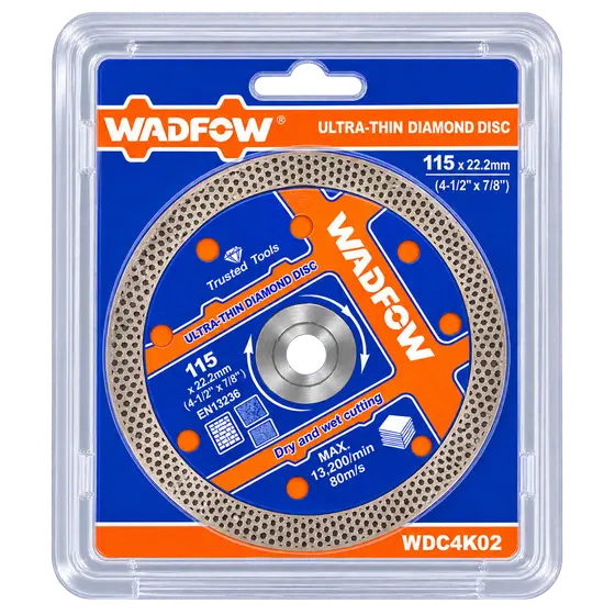 WADFOW WDC4K02 Ultrathin Diamond Cutting Disc 115mm