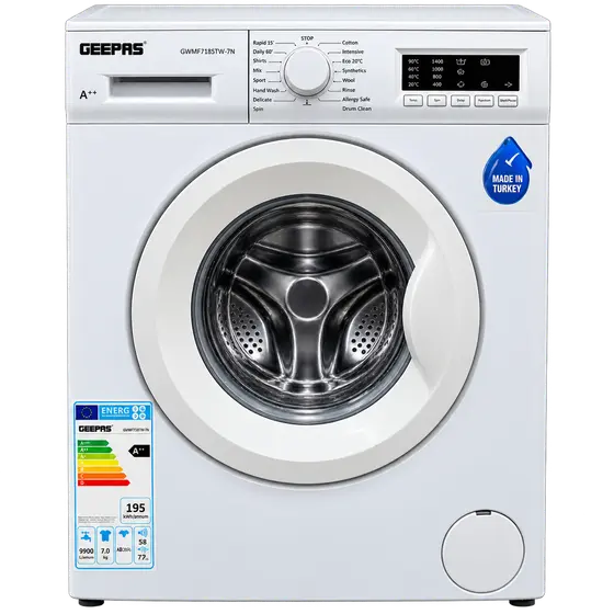 GEEPAS GWMF7185TW-7N 7KG Automatic Washing Machine