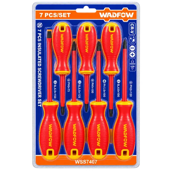 WADFOW WSS7407 7 Pcs Insulated Screwdriver Set