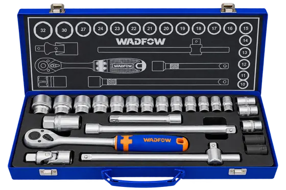 WADFOW Metric Socket Wrench Set