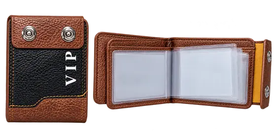 Snap Button Card Holder