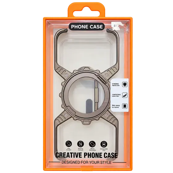 Creative Protective Phone Case with Circular Ring Design