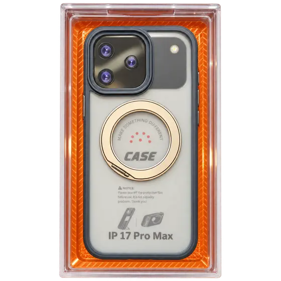 iPhone 17 Pro Max Magnetic Ring Stand Case