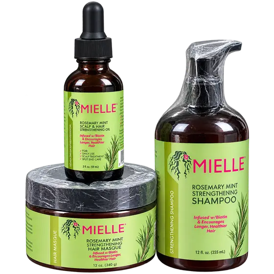 Mielle Rosemary Mint Hair Care Set – 3 Products