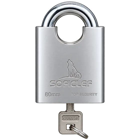 SOFICLEF 80mm Padlock