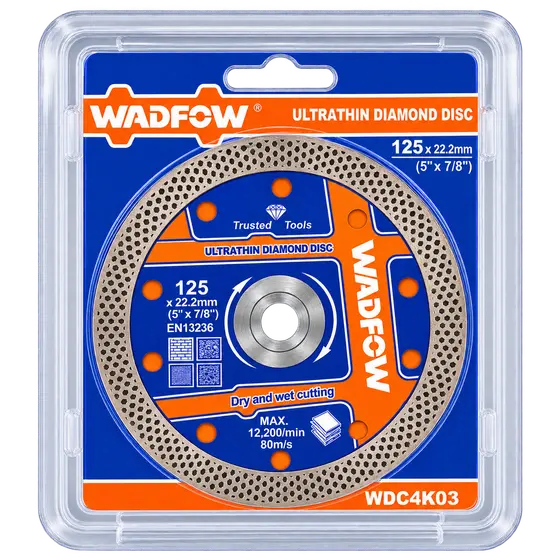 WADFOW WDC4K03 Ultrathin Diamond Cutting Disc 125mm