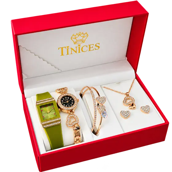 Women's Watch & Jewelry Set