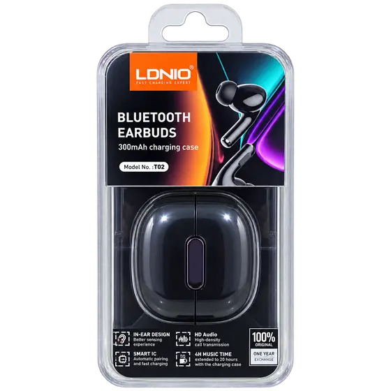 LDNIO T02 Bluetooth Wireless Earbuds