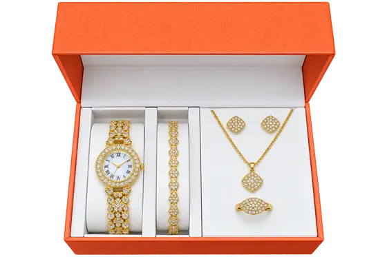 Women's Watch & Jewelry Set