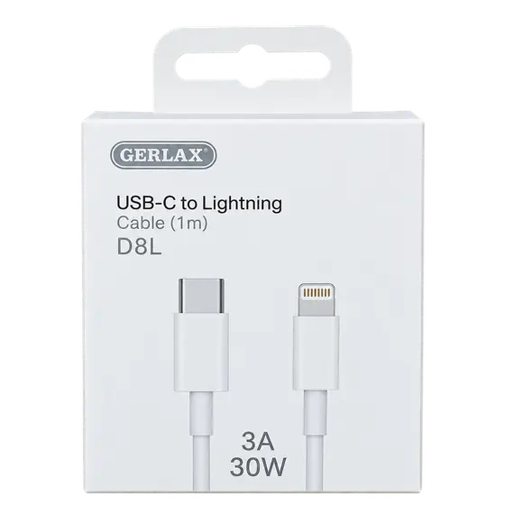 GERLAX D8L USB-C to Lightning Cable