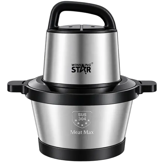 WINNING STAR Meat Max Stainless Steel Electric Food Chopper