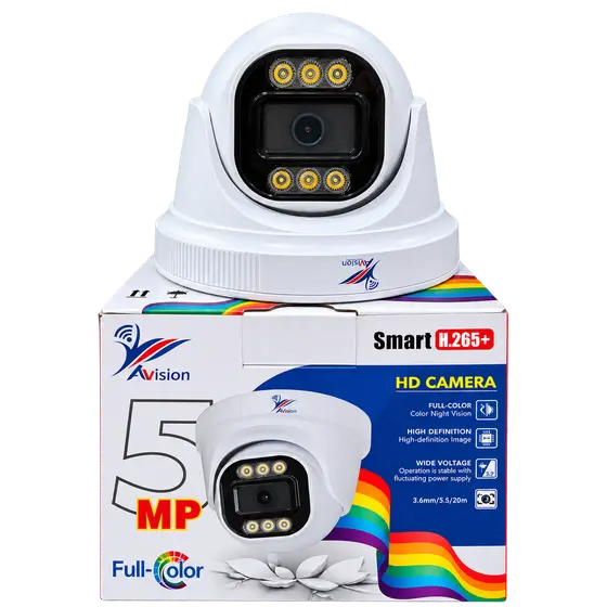 AVision 5MP Full-Color Dome Security Camera