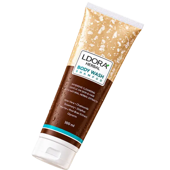 L’DORA HERBAL BODY WASH SHAMPOO – 300ml ✨
