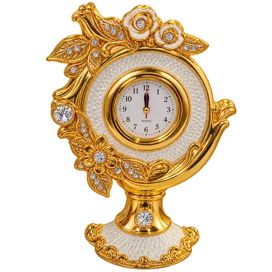 golden table clock
