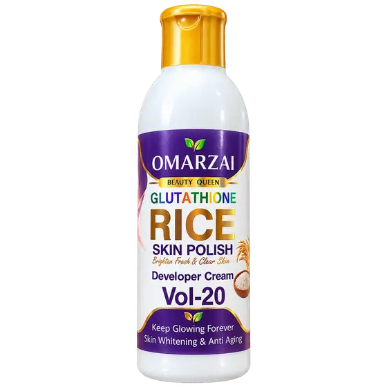 OMARZAI Glutathione Rice Skin Polish Developer Cream Vol-20