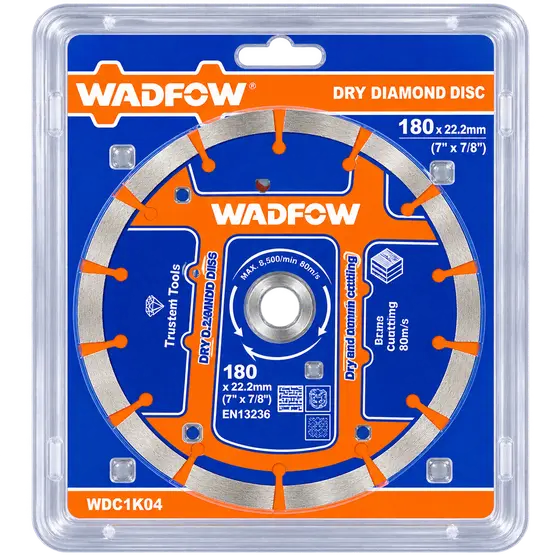 WADFOW WDC1K04 Dry Diamond Cutting Disc 180mm