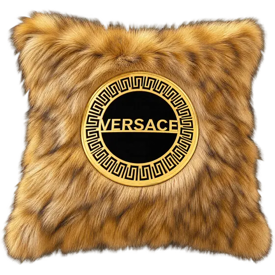 Versace Luxury Faux Fur Decorative Cushion