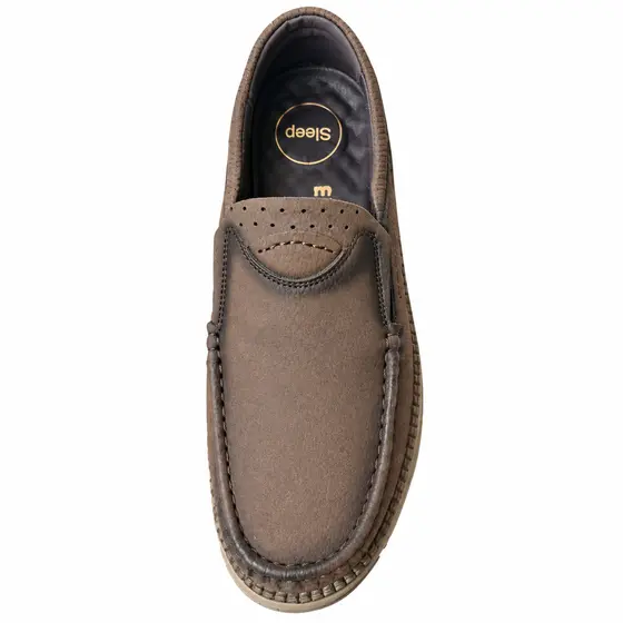 Sleep Brown Casual Slip-On Shoes