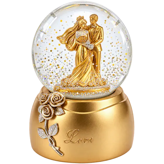 Wedding Snow Globe Decoration