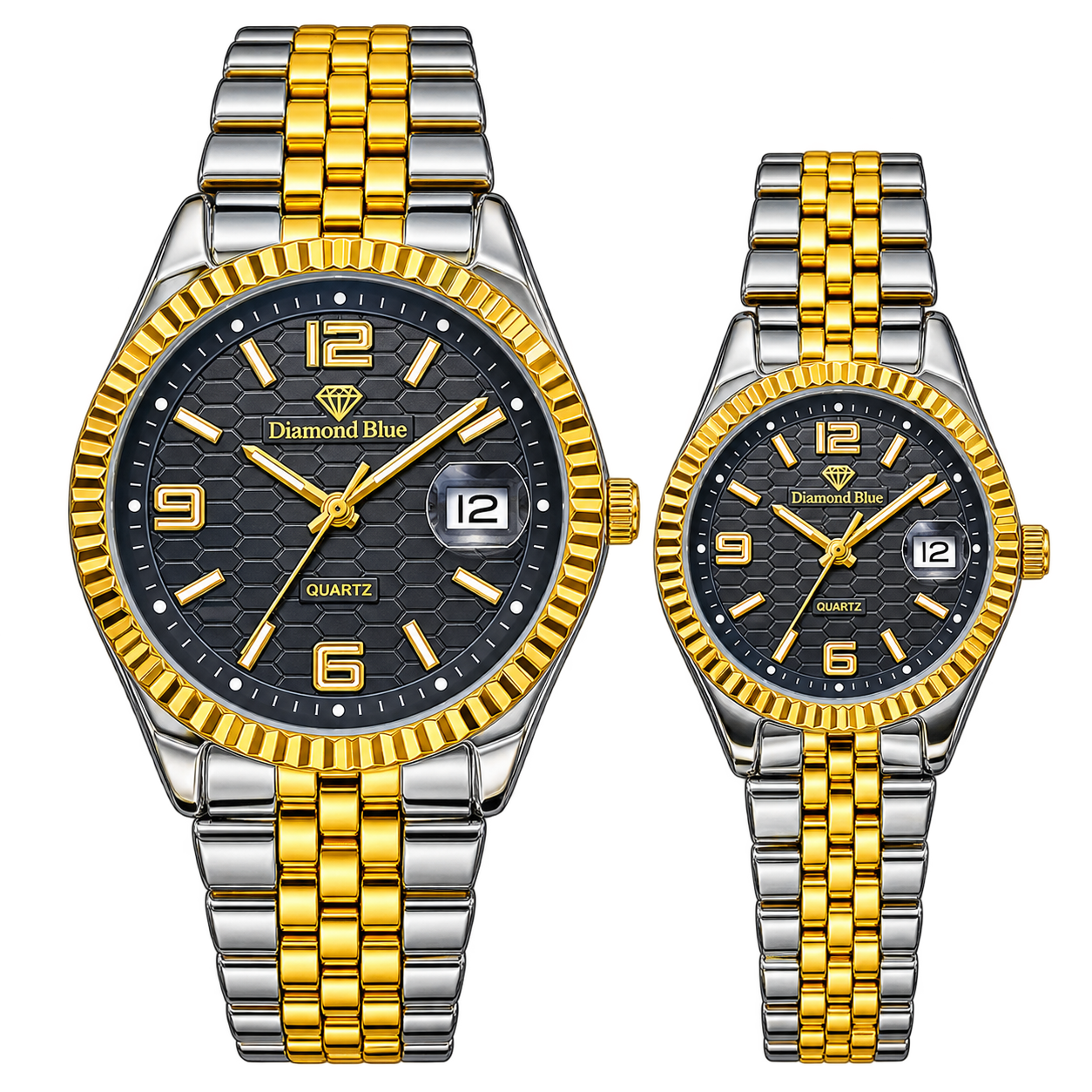 Diamond Blue Watch Set