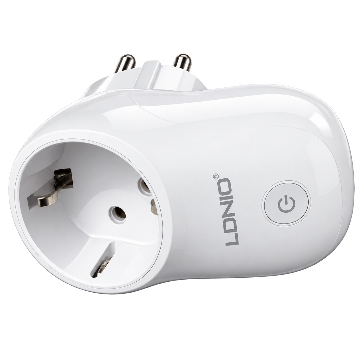 LDNIO Single-Socket Plug Adapter with Power Switch