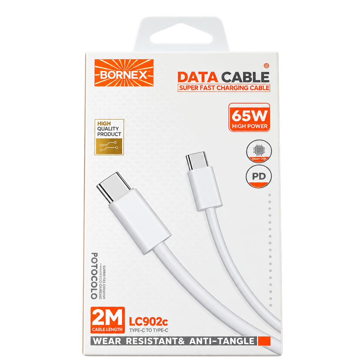 BORNEX LC902C USB-C to USB-C Cable