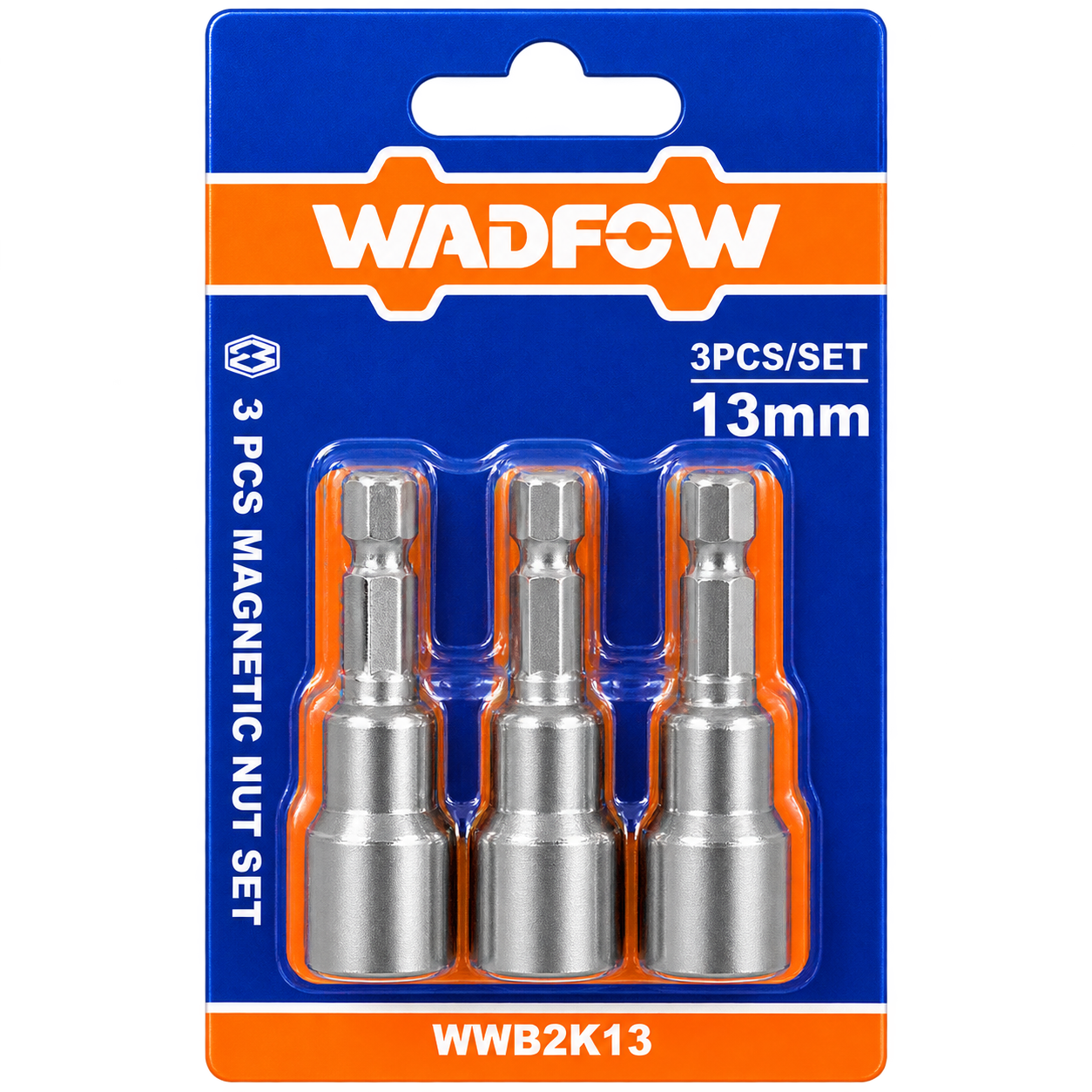 WADFOW WWB2K13 13mm Magnetic Nut Setter Set – 3PCS