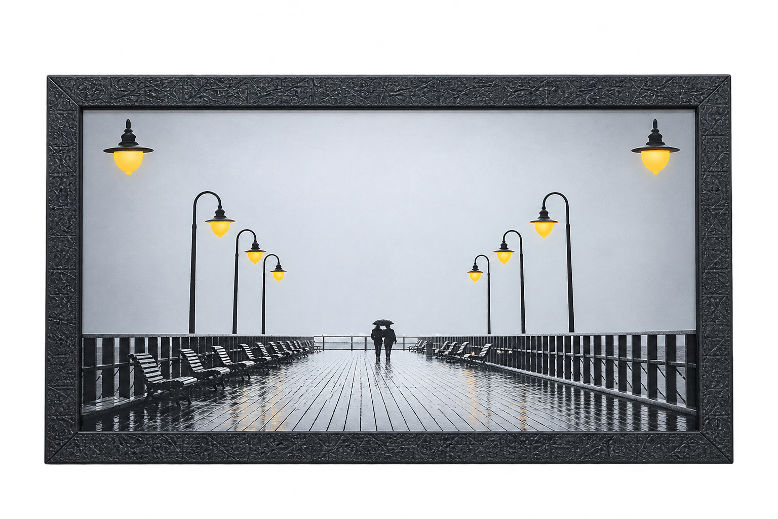 Rainy Pier Picture