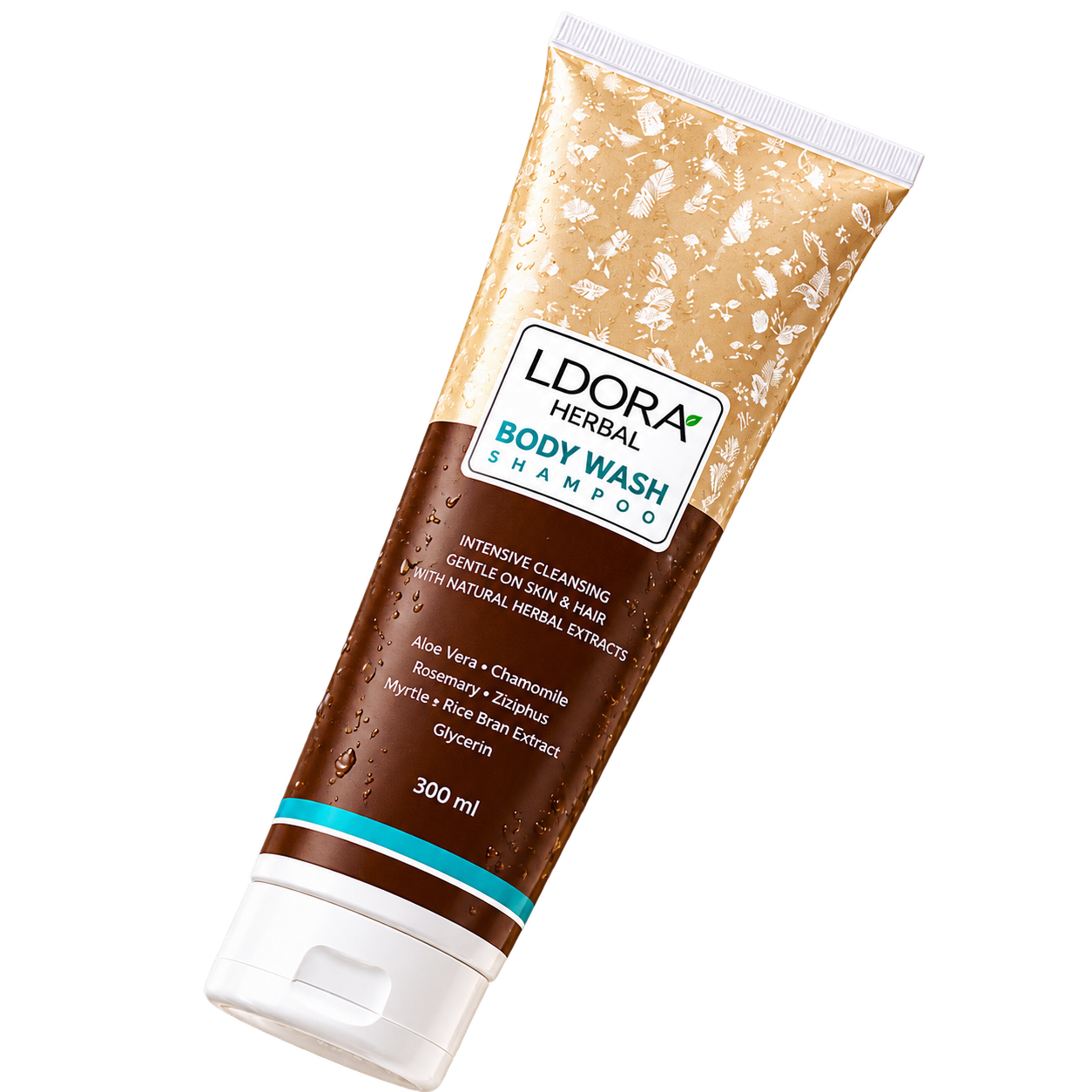 L’DORA HERBAL BODY WASH SHAMPOO – 300ml ✨