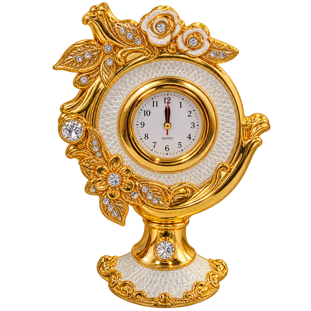 golden table clock