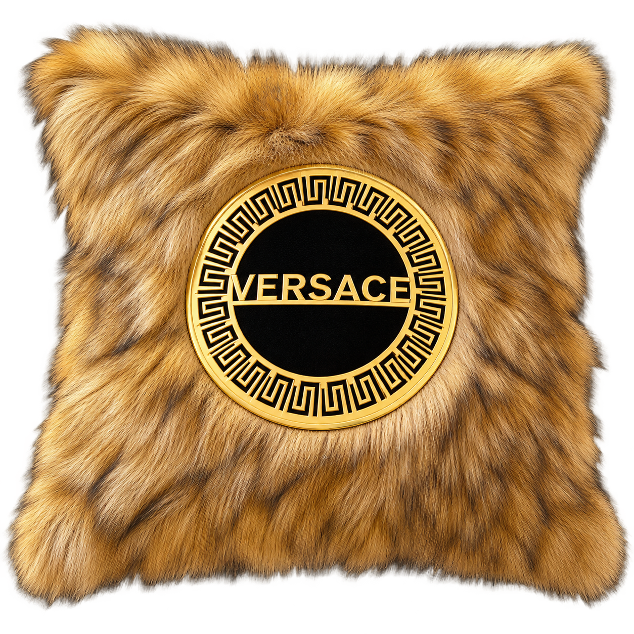 Versace Luxury Faux Fur Decorative Cushion